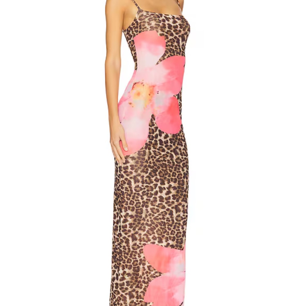 Revolve Floral Cheetah Maxi
